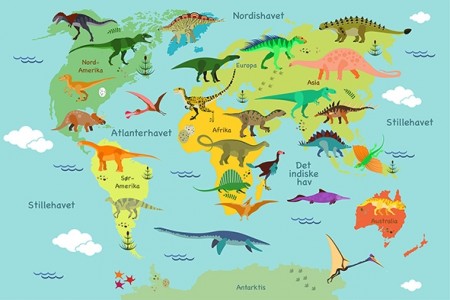 Teppe Dinosaurus 133 x 200 cm