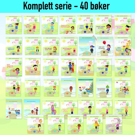Bokpakke - alle 40 bøker i serien