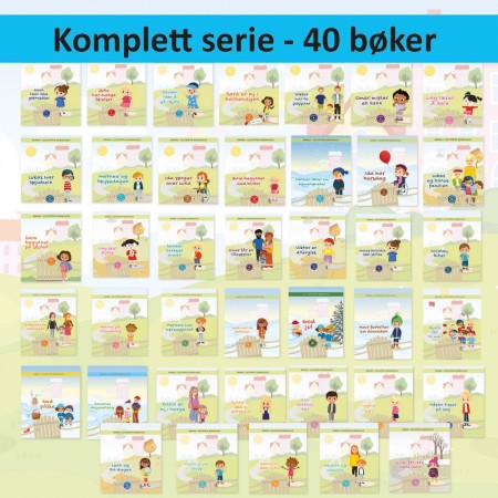 Bokpakke - alle 40 bøker i serien