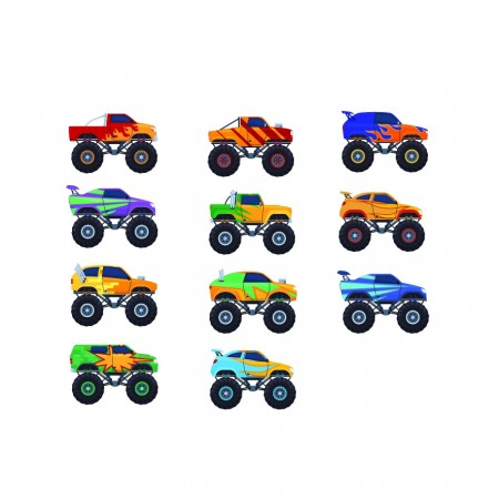 Monstertrucks - 500 stk