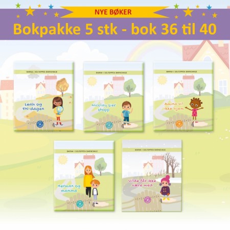 Bokpakke 5 nye bøker (utgitt mai - 26)